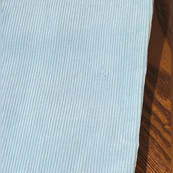 Light blue ruffled overalls set by Little Me, size 4T - Picture 4 of 7